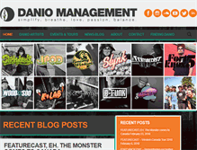 Tablet Screenshot of daniomanagement.com